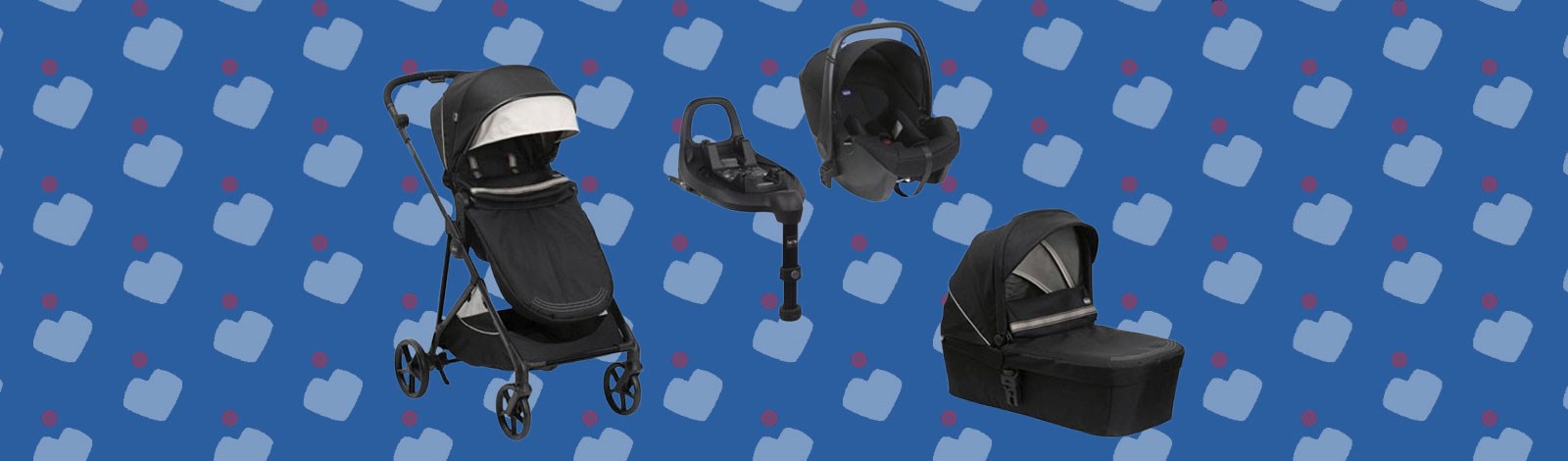 STROLLERS TRIO TRAVEL SYSTEMS